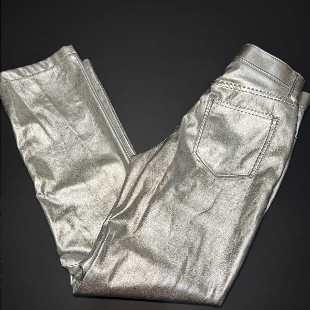 Abercrombie & Fitch Light Gray High-Rise '90s Straight Jeans